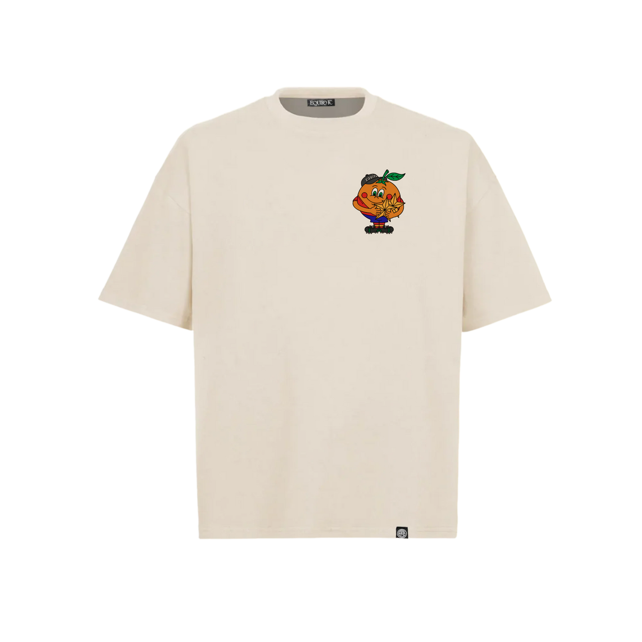 ORANGE & STARS WHITE TEE