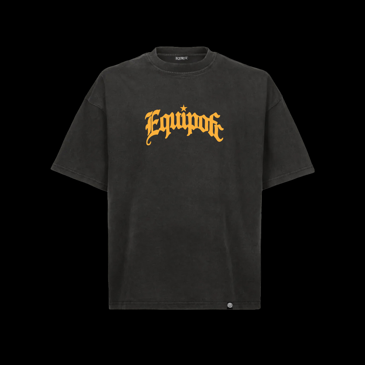 ORANGE & STARS BLACK TEE