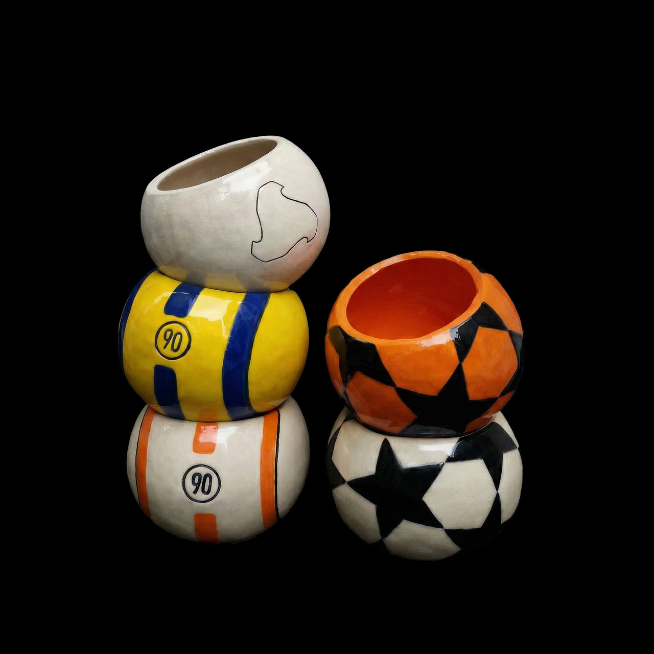 FOOTY MUG PACK OF 5